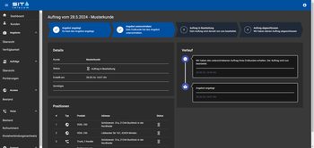 Partnerportal Auftrag Details